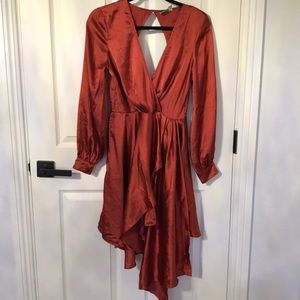 Sexy open back dress